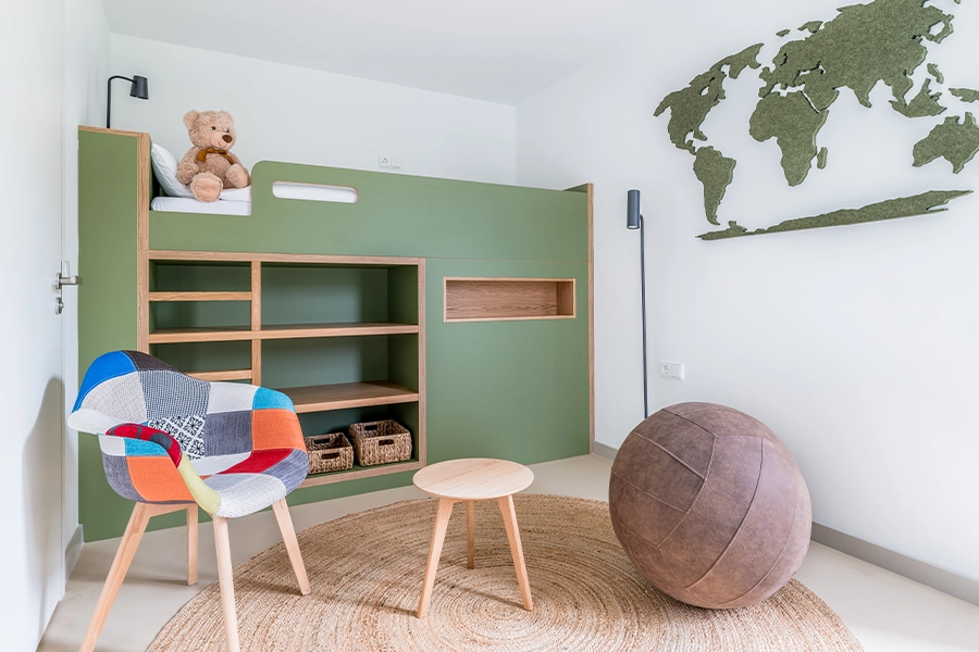 360° Apartment mit Kinderzimmer
